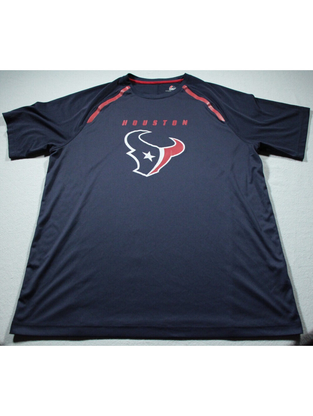Houston Texans T-Shirt XL Shirt NFL Football Blue Majestic Coolbase
